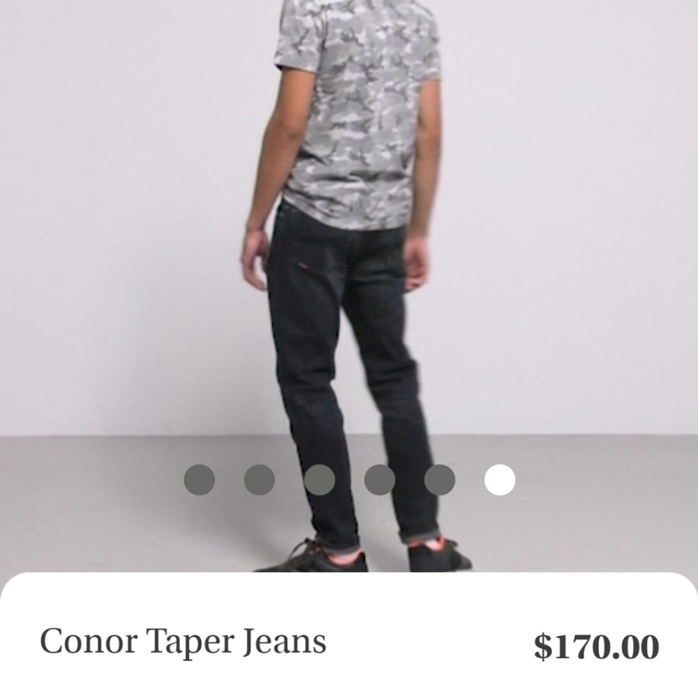 SUPER DRY MEN'S CONNOR BLUE TAPER JEANS PANTS 34 - Picture 13 of 13